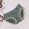 green lace panties