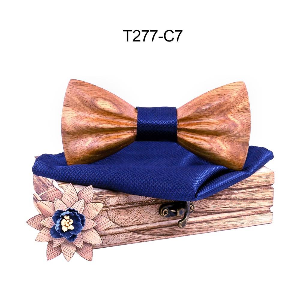 Boy's Fashion Wooden Bow Tie Set Boy's Fashion Wooden Bow Tie Set