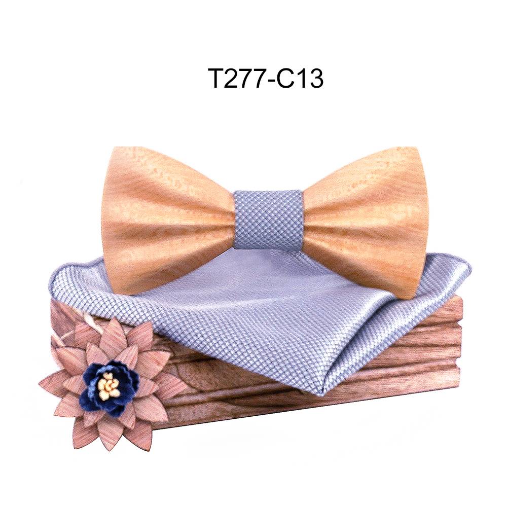 Boy's Fashion Wooden Bow Tie Set Boy's Fashion Wooden Bow Tie Set