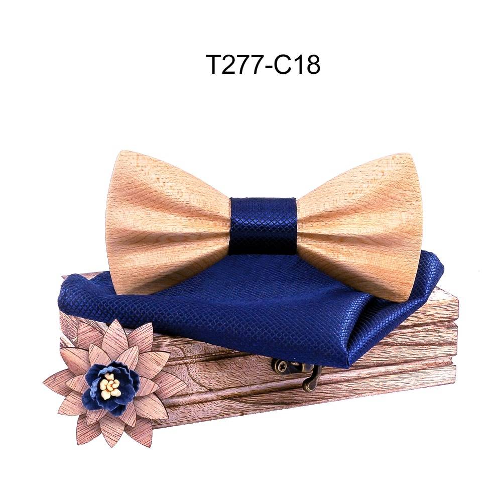 Boy's Fashion Wooden Bow Tie Set Boy's Fashion Wooden Bow Tie Set