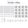 16 Locks / 4 Keys
