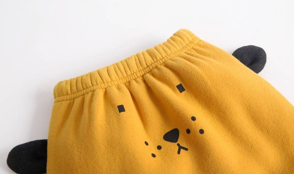 Winter Baby's Cartoon Animal Printed Sweatshirt with Pants Set Winter Baby's Cartoon Animal Printed Sweatshirt with Pants Set